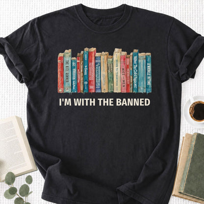 I'm With The Banned Unisex T-Shirt - Book Social Club