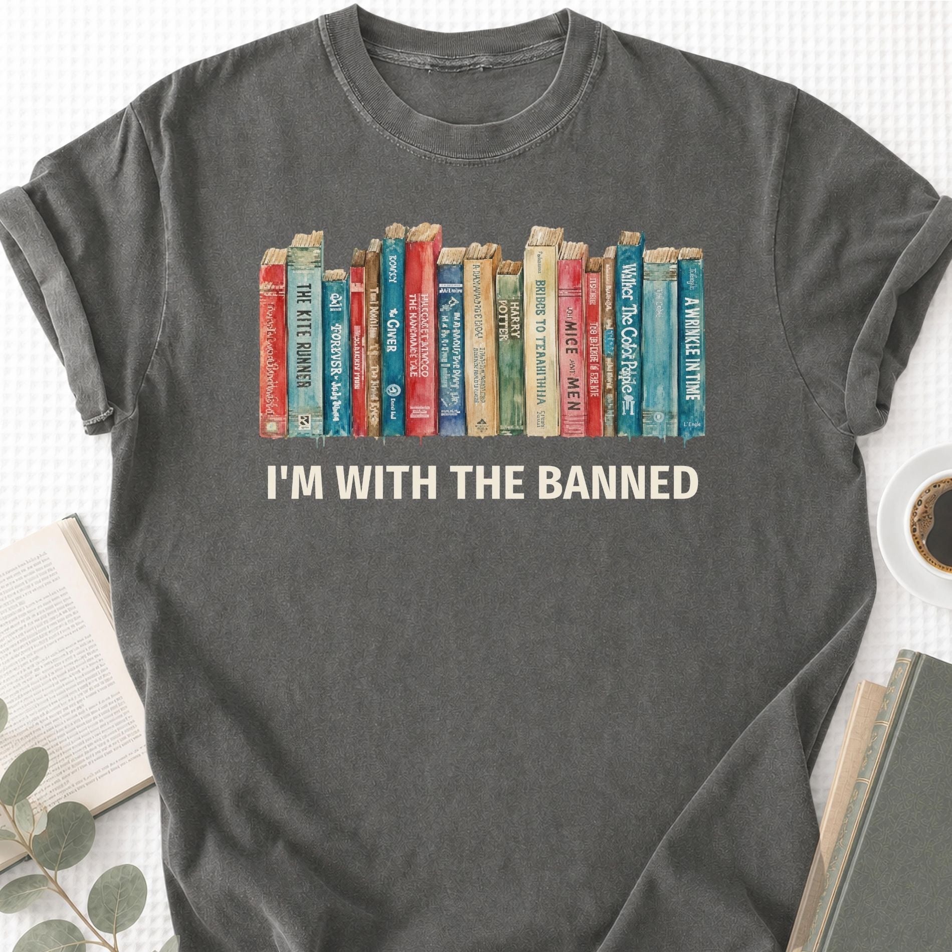 I'm With The Banned Unisex T-Shirt - Book Social Club