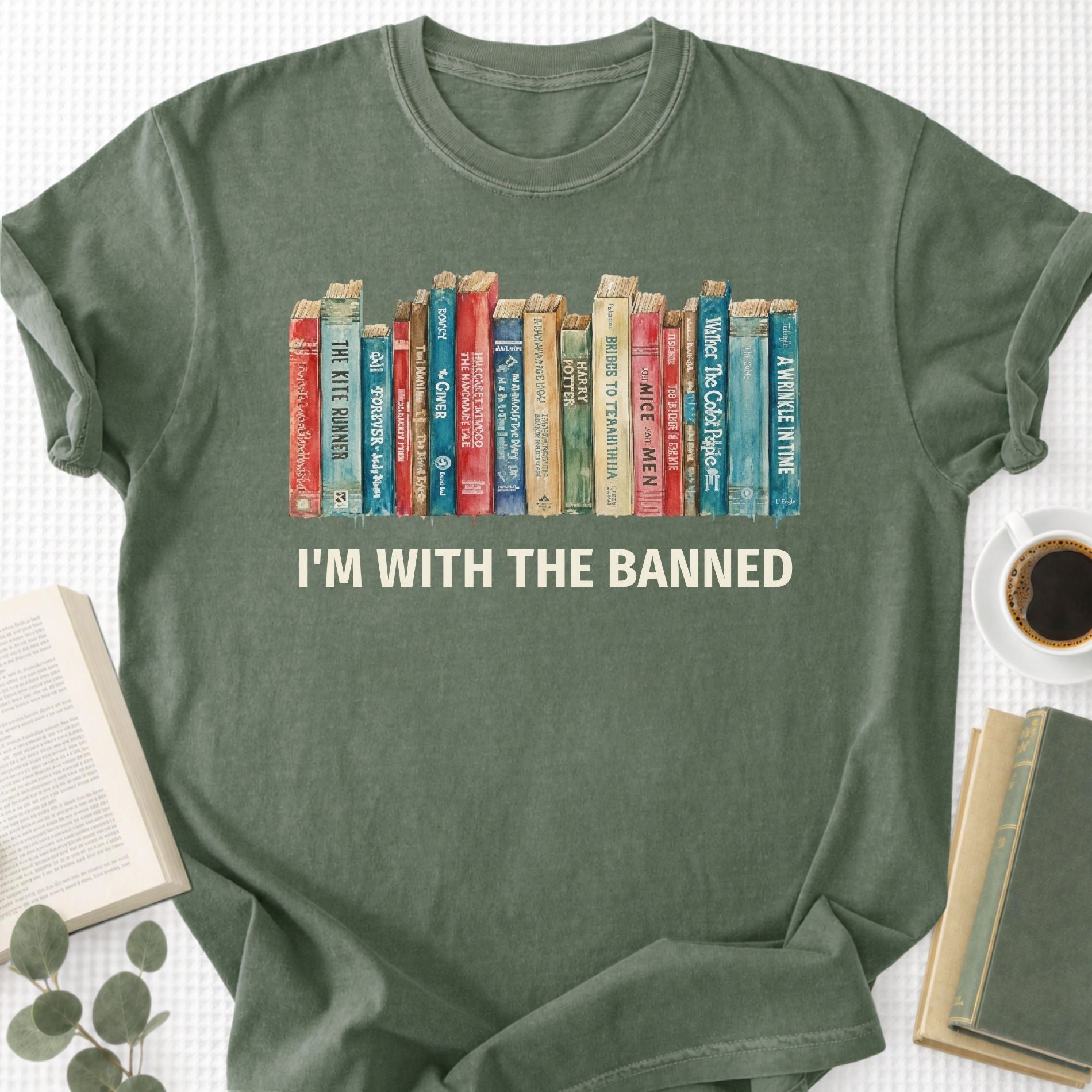 I'm With The Banned Unisex T-Shirt - Book Social Club