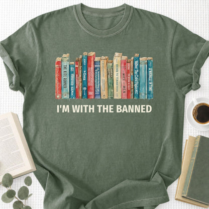 I'm With The Banned Unisex T-Shirt - Book Social Club