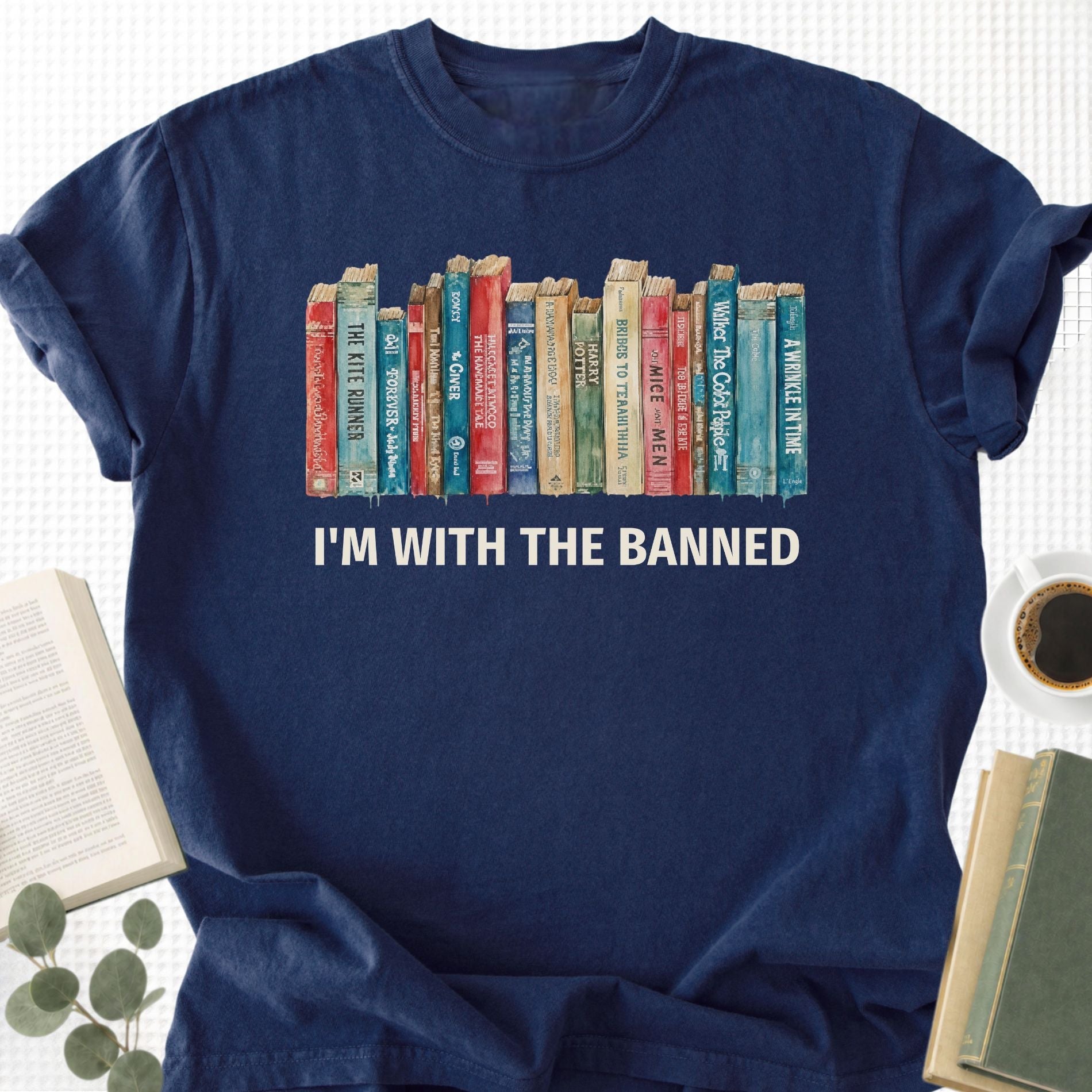 I'm With The Banned Unisex T-Shirt - Book Social Club