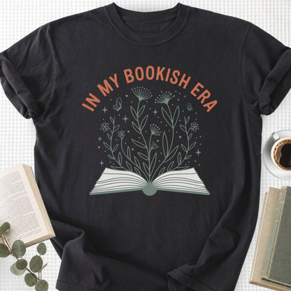 In My Bookish Era Floral Unisex T-Shirt - Book Social Club