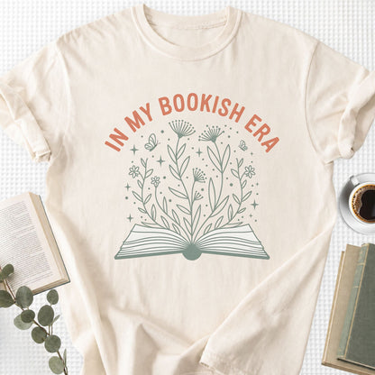 In My Bookish Era Floral Unisex T-Shirt - Book Social Club