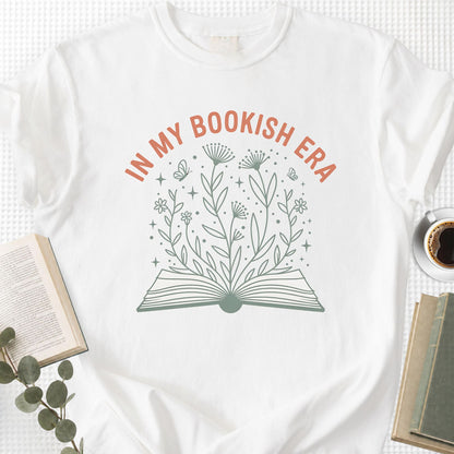 In My Bookish Era Floral Unisex T-Shirt - Book Social Club