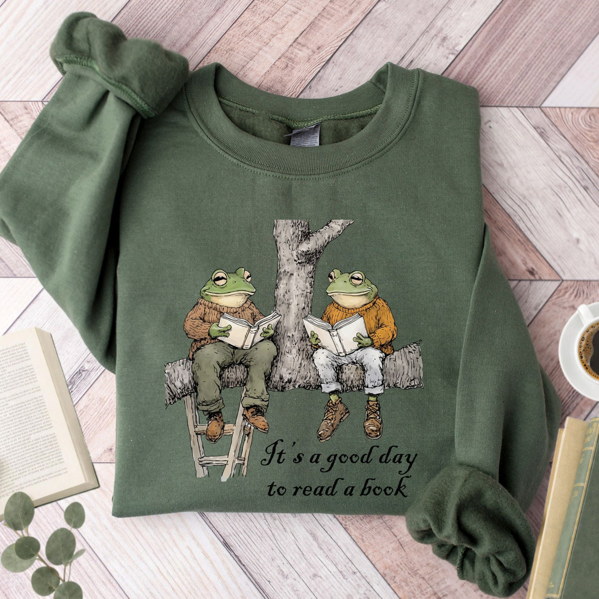 It's a Good Day to Read a Book Flogs Unisex Sweatshirt - Book Social Club
