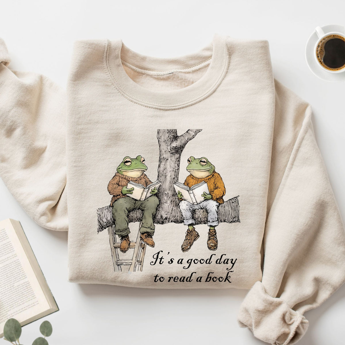 It's a Good Day to Read a Book Flogs Unisex Sweatshirt - Book Social Club