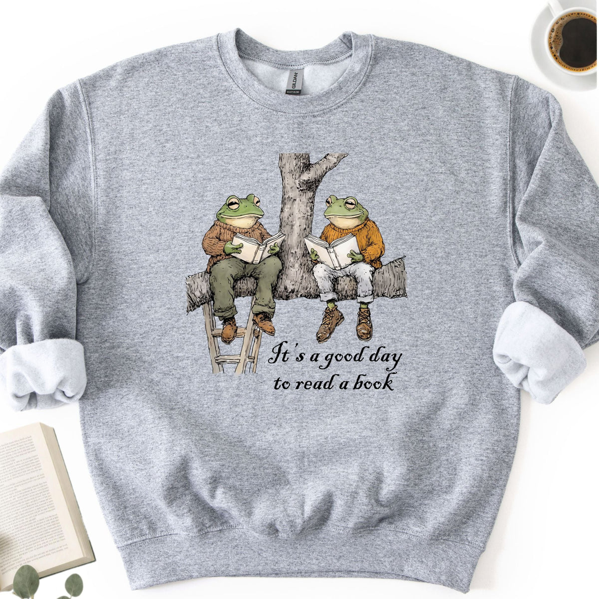 It's a Good Day to Read a Book Flogs Unisex Sweatshirt - Book Social Club