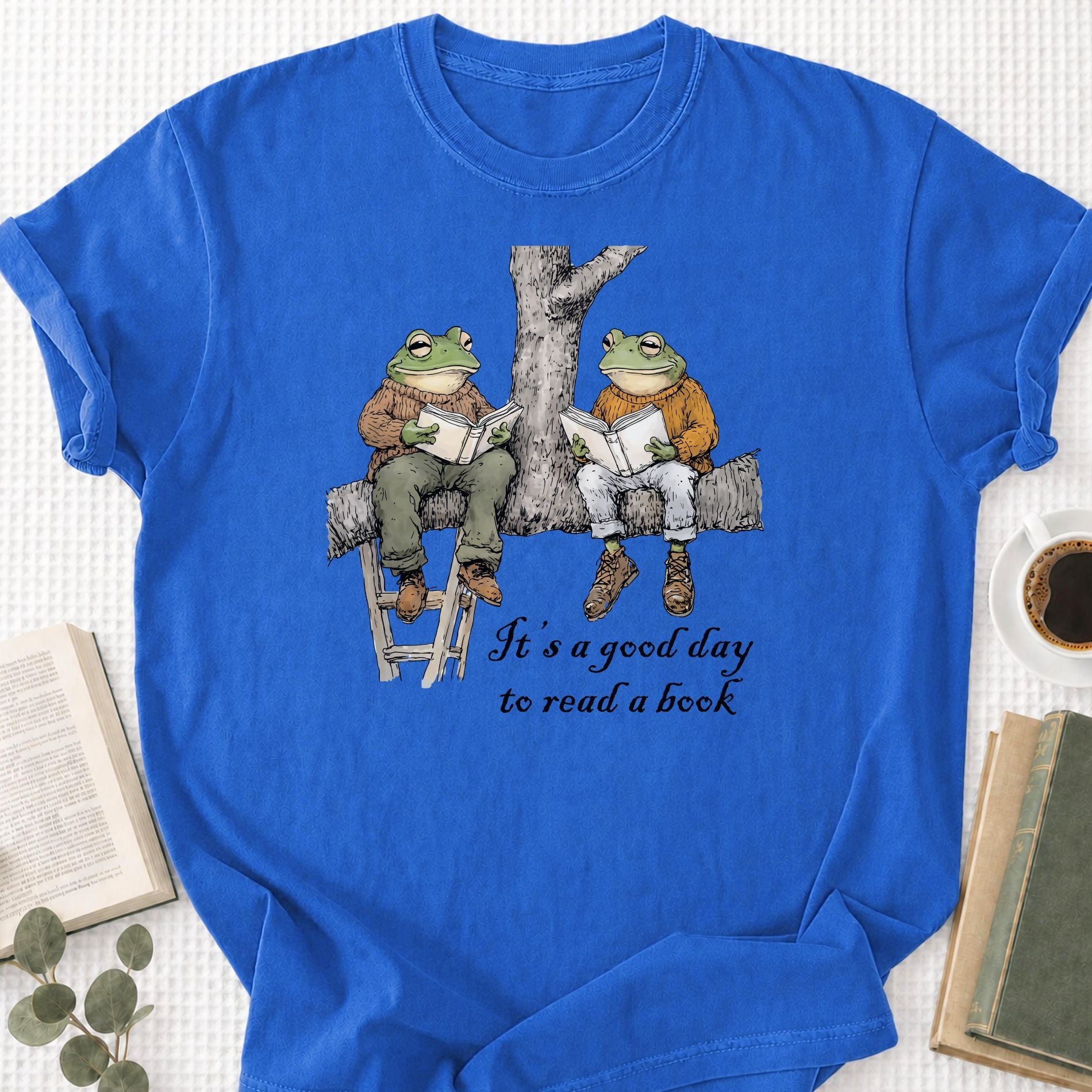 It's a Good Day to Read a Book Flogs Unisex T-Shirt - Book Social Club