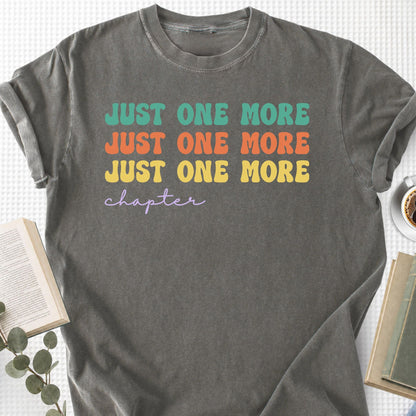 Just One More Chapter Groovy Unisex T-Shirt - Book Social Club