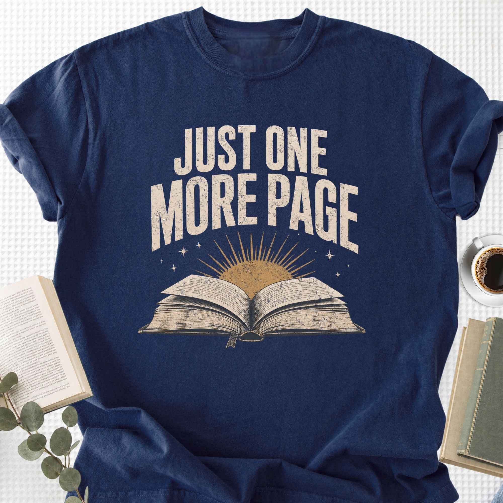 Just One More Page Unisex T-Shirt - Book Social Club