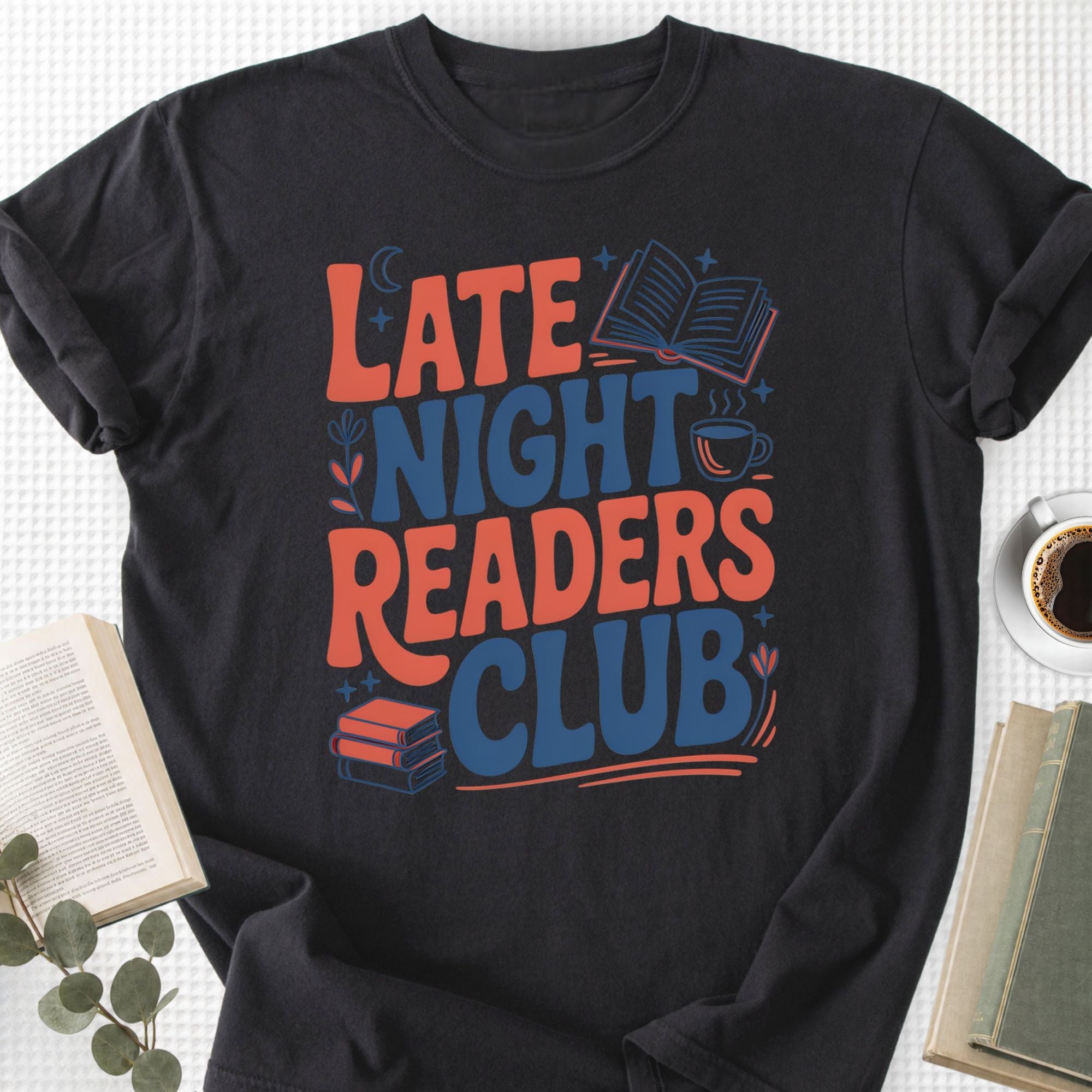 Late Night Readers Club Unisex T-Shirt - Book Social Club