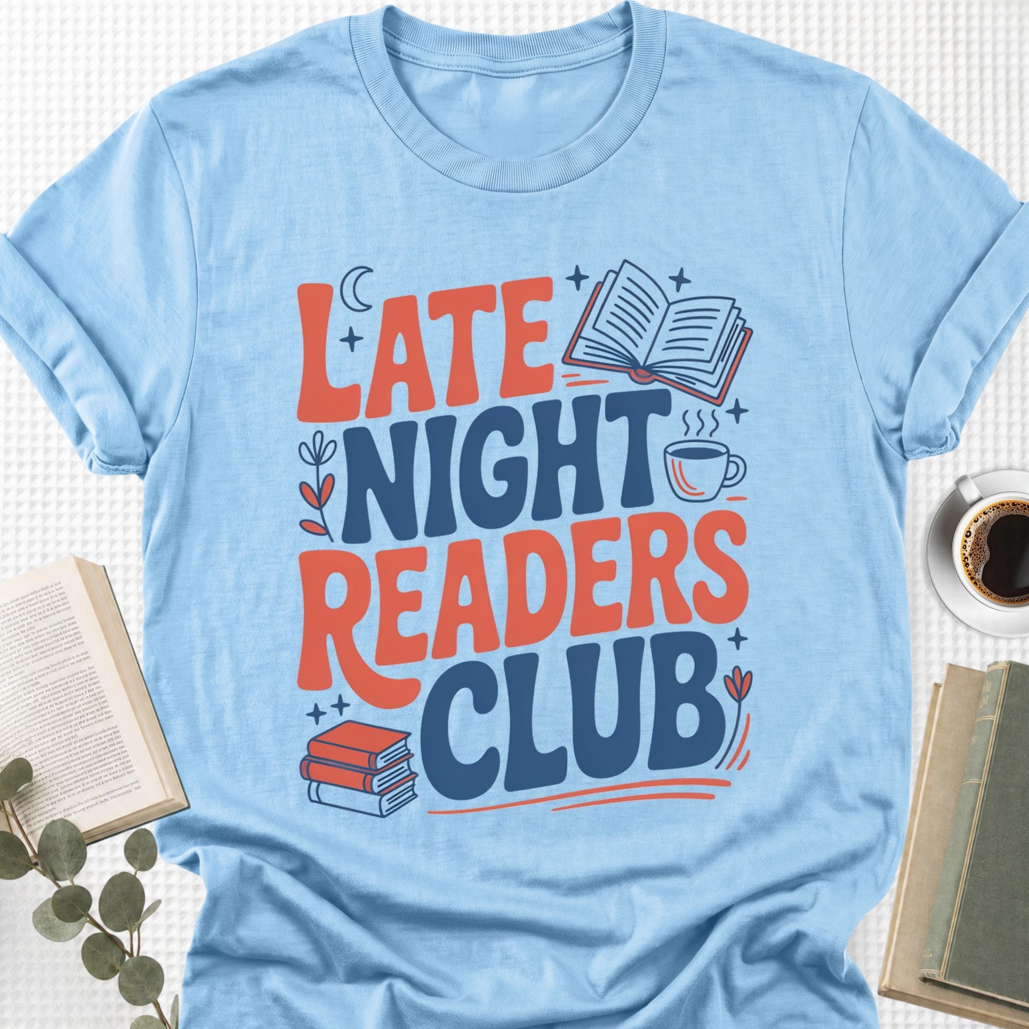 Late Night Readers Club Unisex T-Shirt - Book Social Club