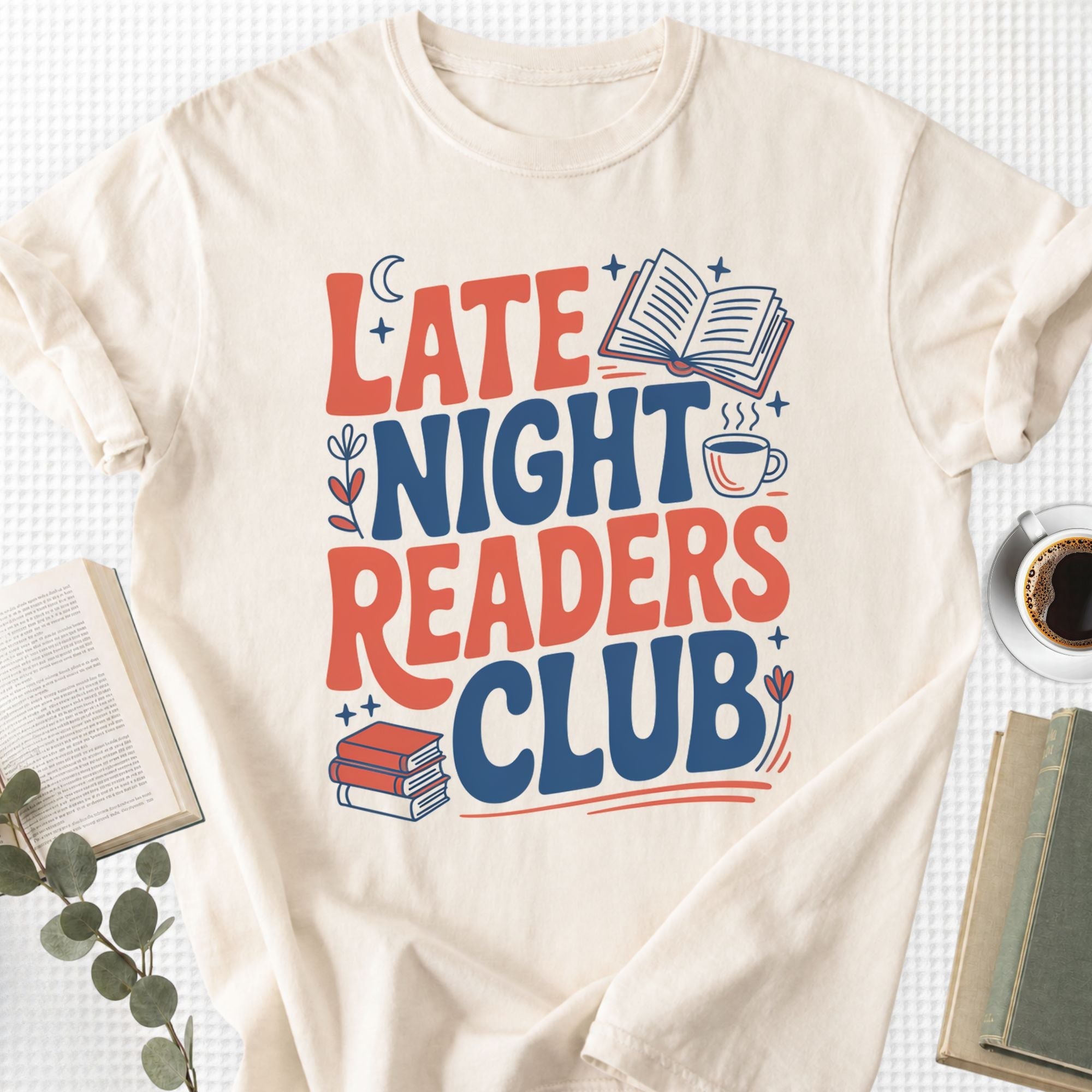 Late Night Readers Club Unisex T-Shirt - Book Social Club