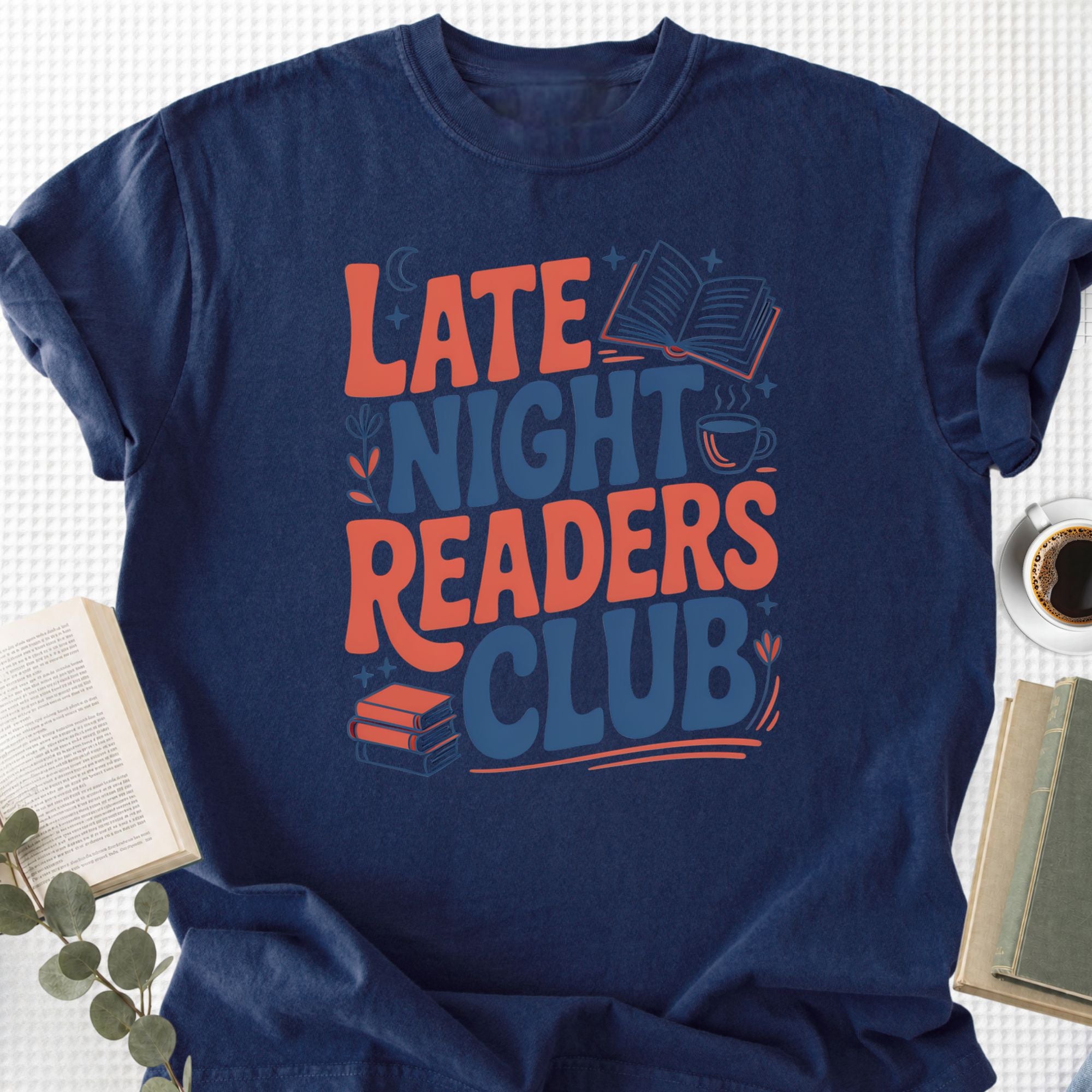 Late Night Readers Club Unisex T-Shirt - Book Social Club