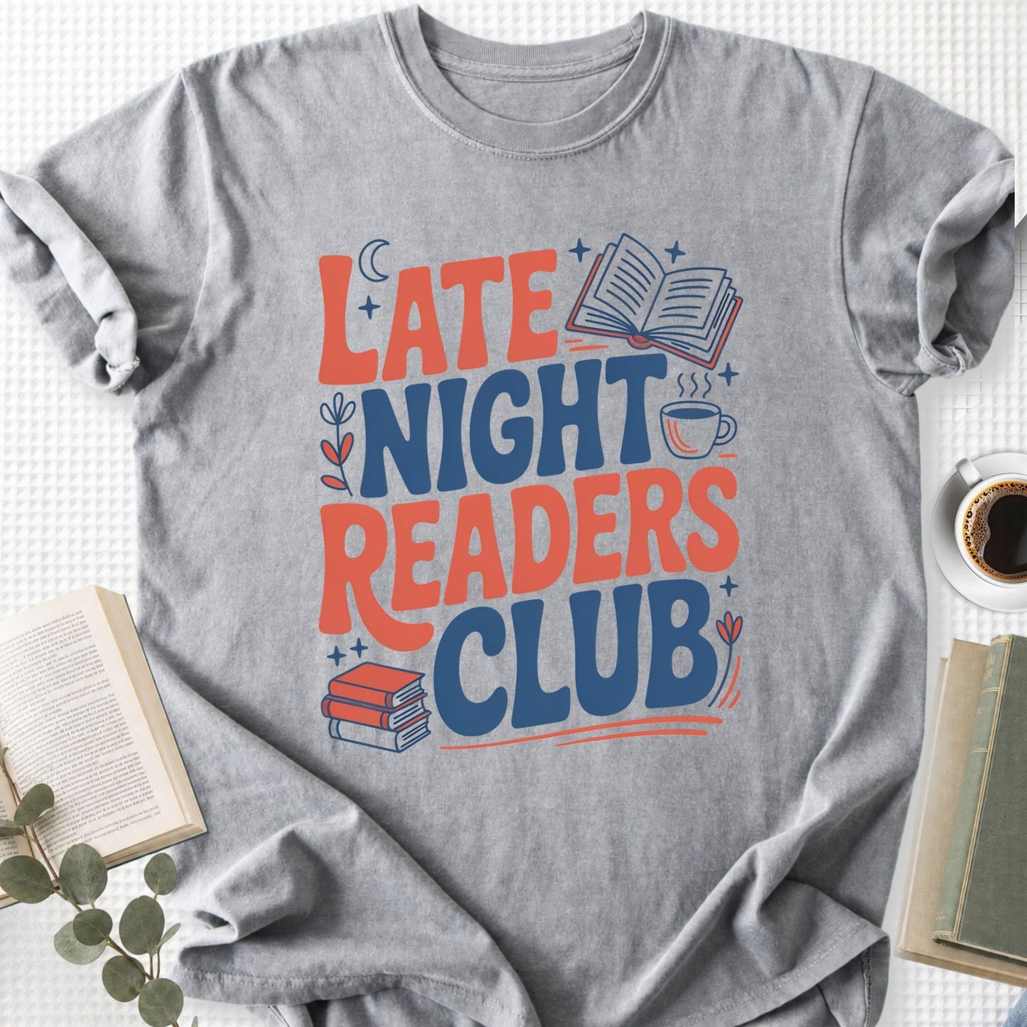 Late Night Readers Club Unisex T-Shirt - Book Social Club