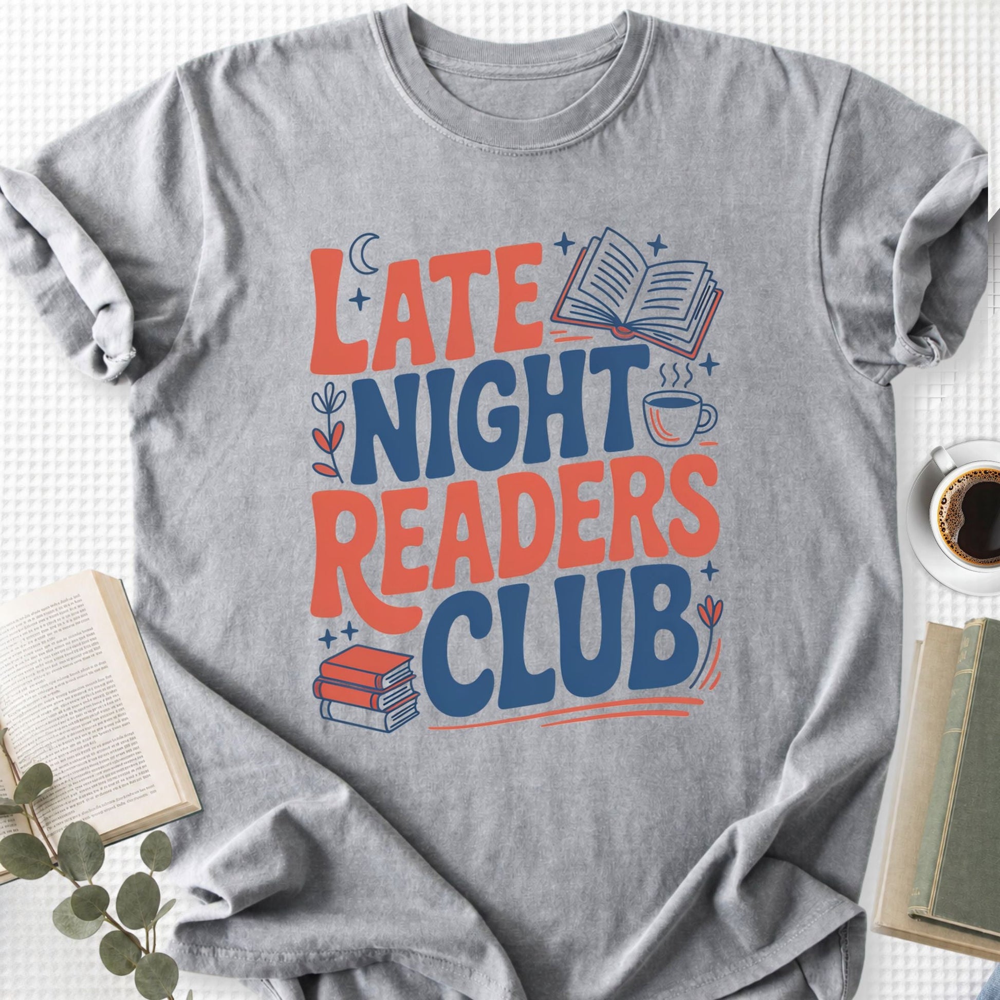 Late Night Readers Club Unisex T-Shirt - Book Social Club