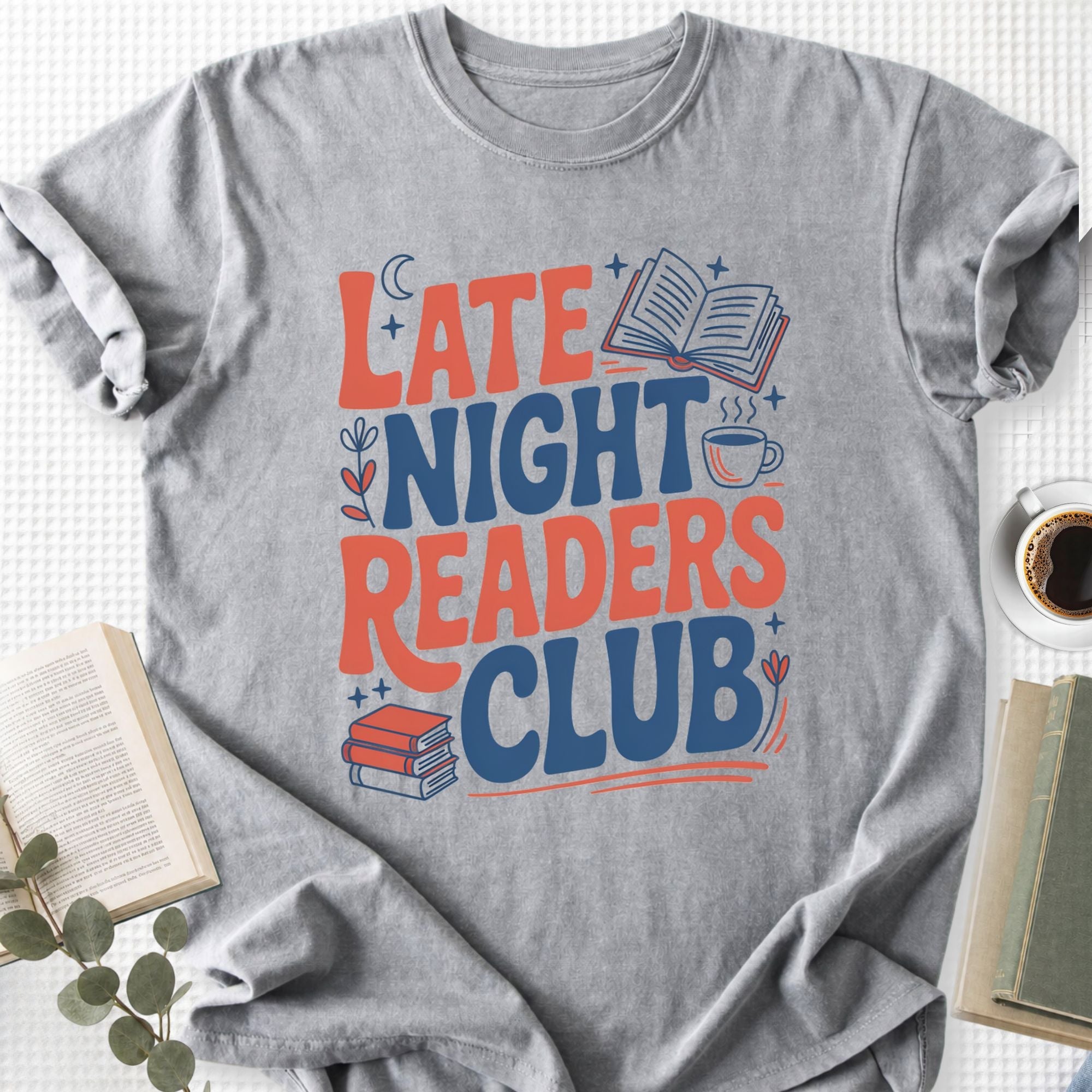 Late Night Readers Club Unisex T-Shirt - Book Social Club