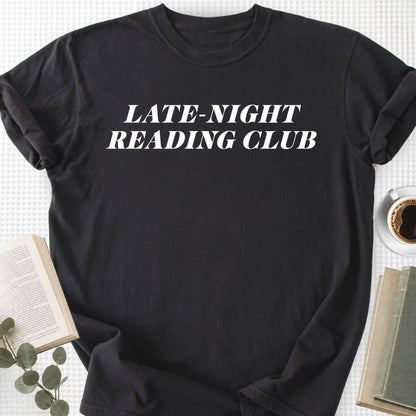 Late-Night Reading Club Unisex T-Shirt - Book Social Club