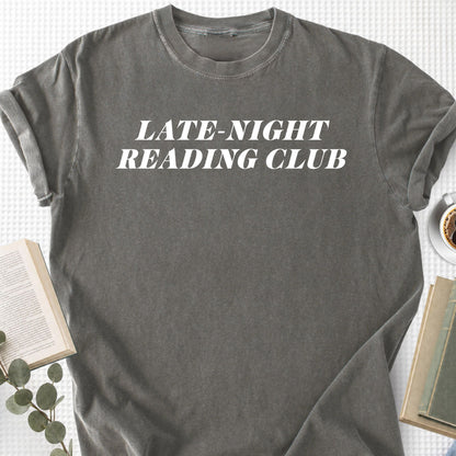 Late-Night Reading Club Unisex T-Shirt - Book Social Club