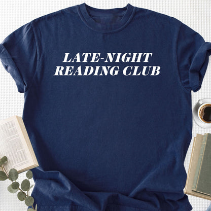 Late-Night Reading Club Unisex T-Shirt - Book Social Club