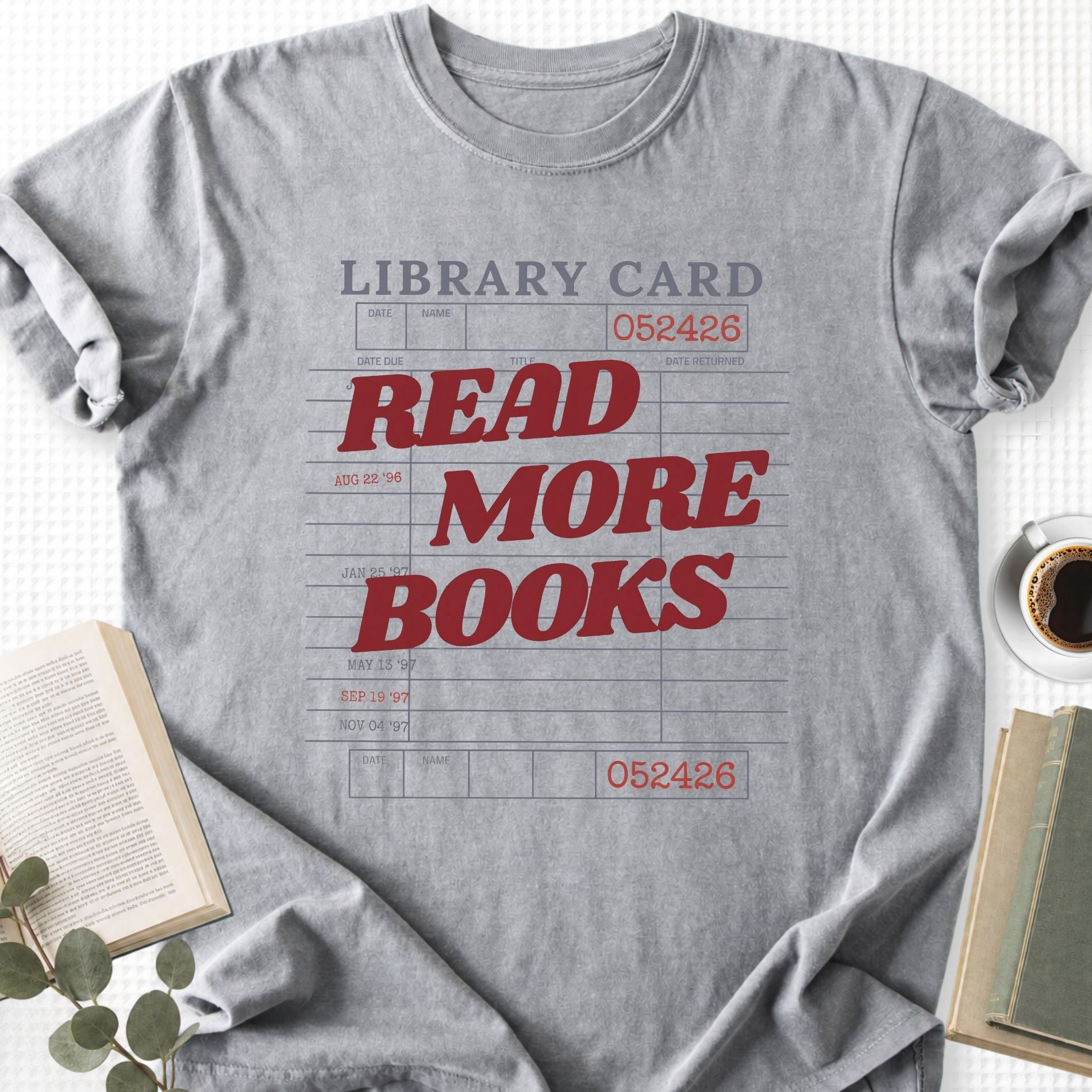 Library Card Unisex T-Shirt - Book Social Club