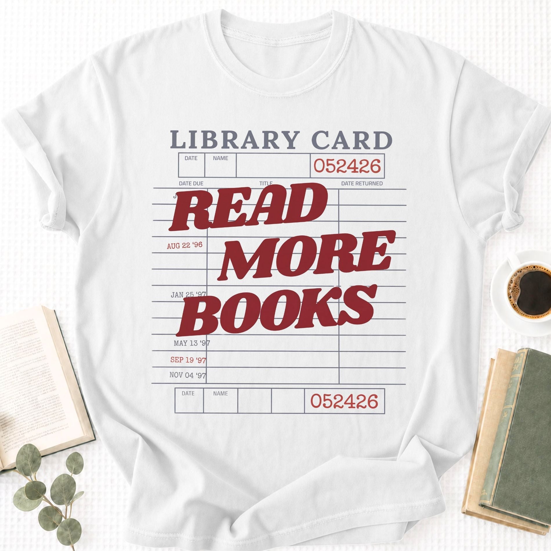 Library Card Unisex T-Shirt - Book Social Club