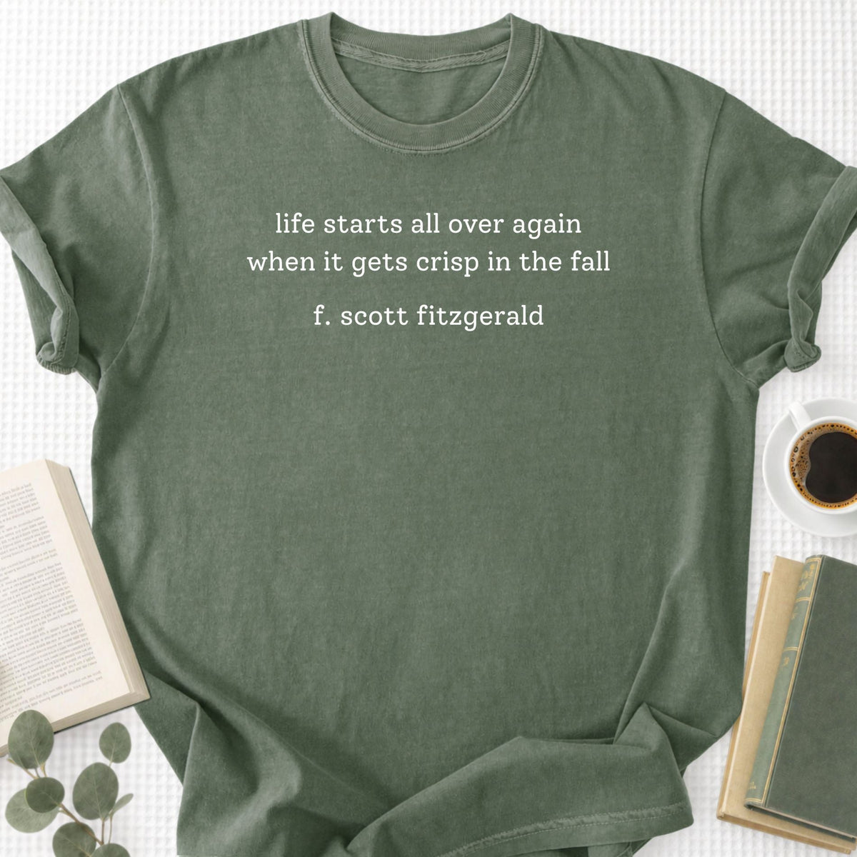 Life Starts All Over Again Unisex T-Shirt - Book Social Club