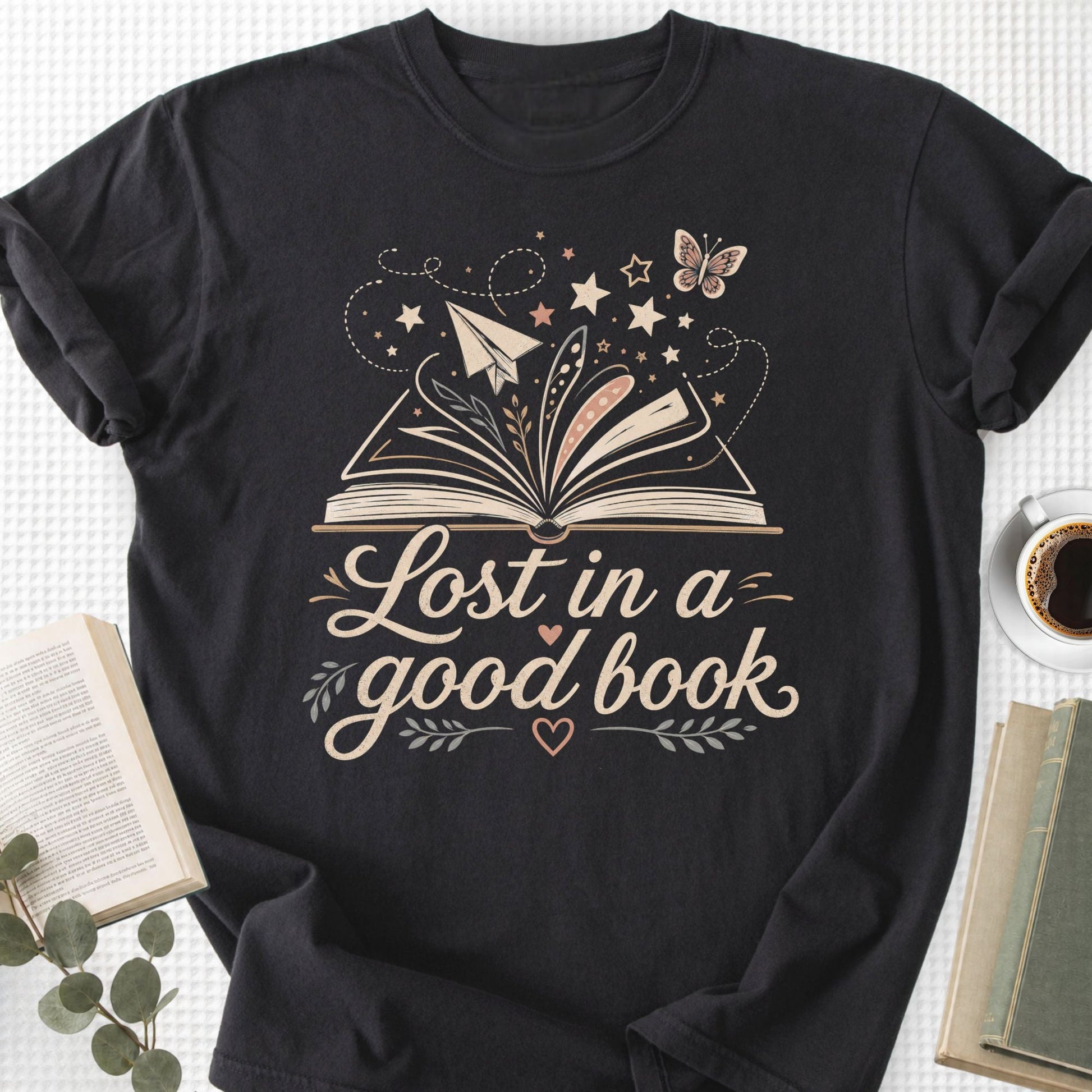 Lost In A Good Book Magical Unisex T-Shirt - Book Social Club