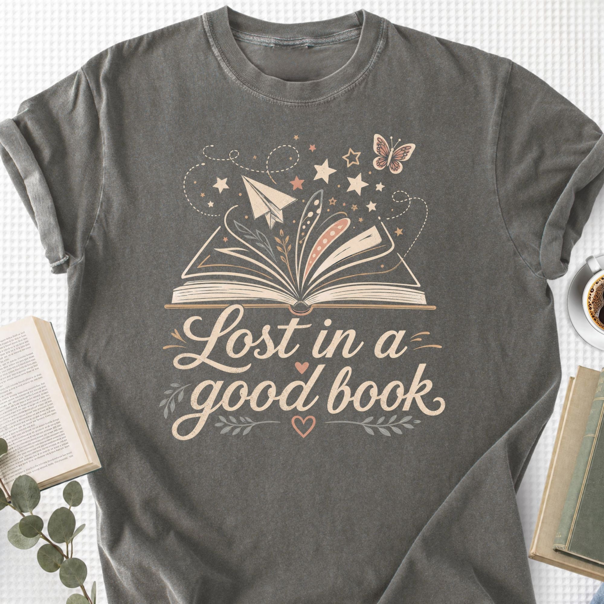 Lost In A Good Book Magical Unisex T-Shirt - Book Social Club