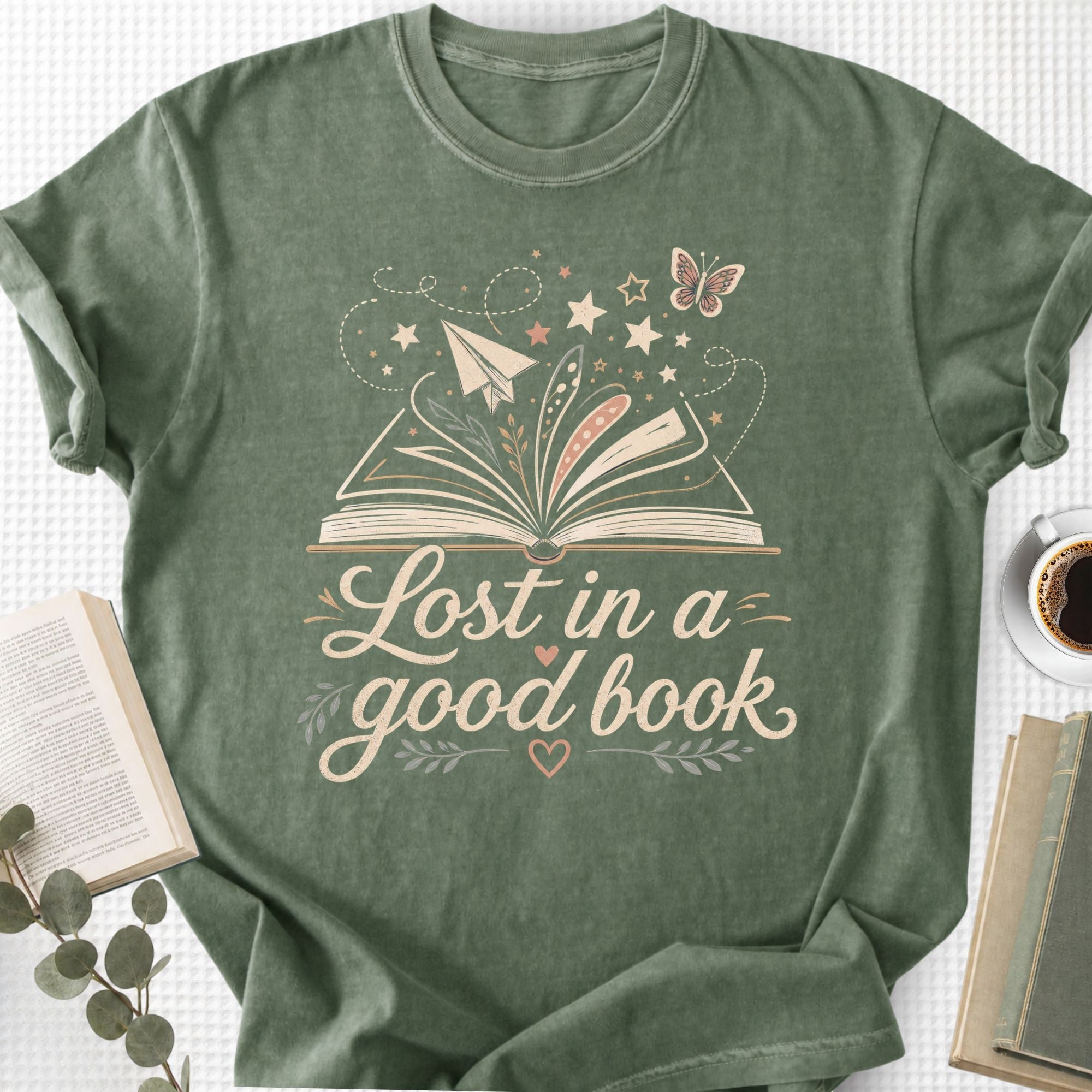Lost In A Good Book Magical Unisex T-Shirt - Book Social Club