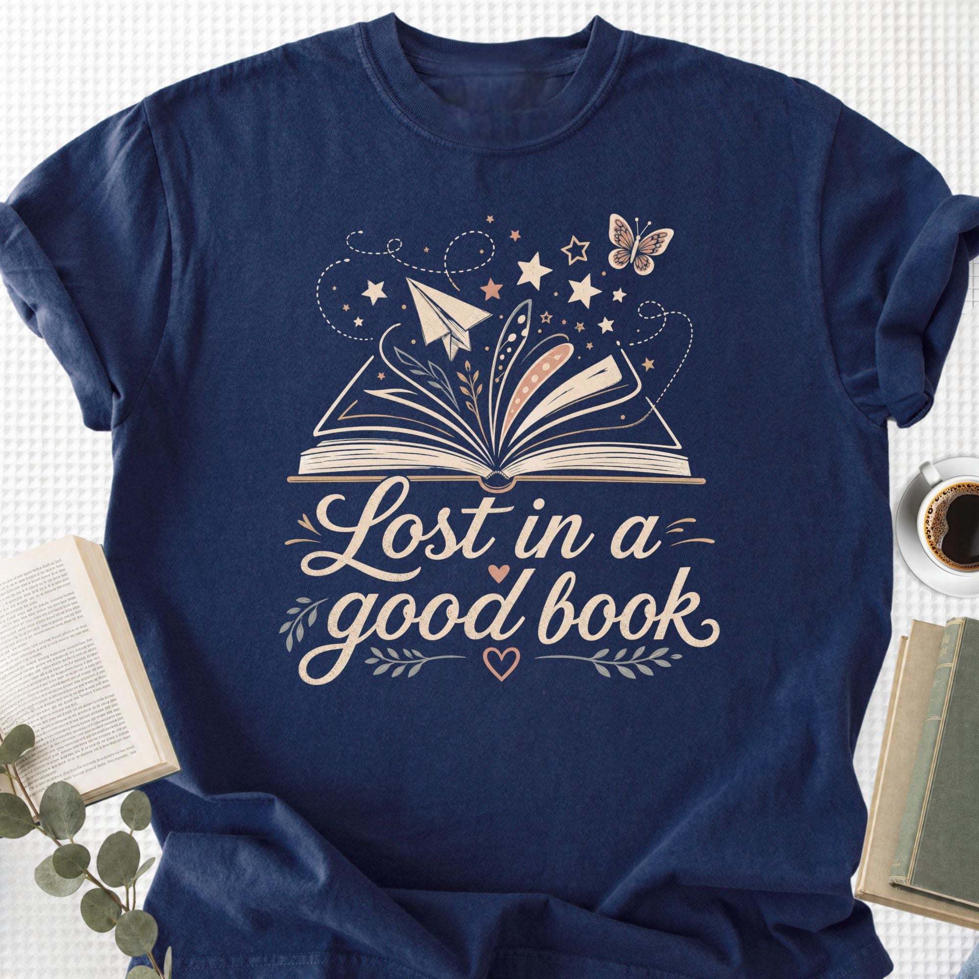Lost In A Good Book Magical Unisex T-Shirt - Book Social Club