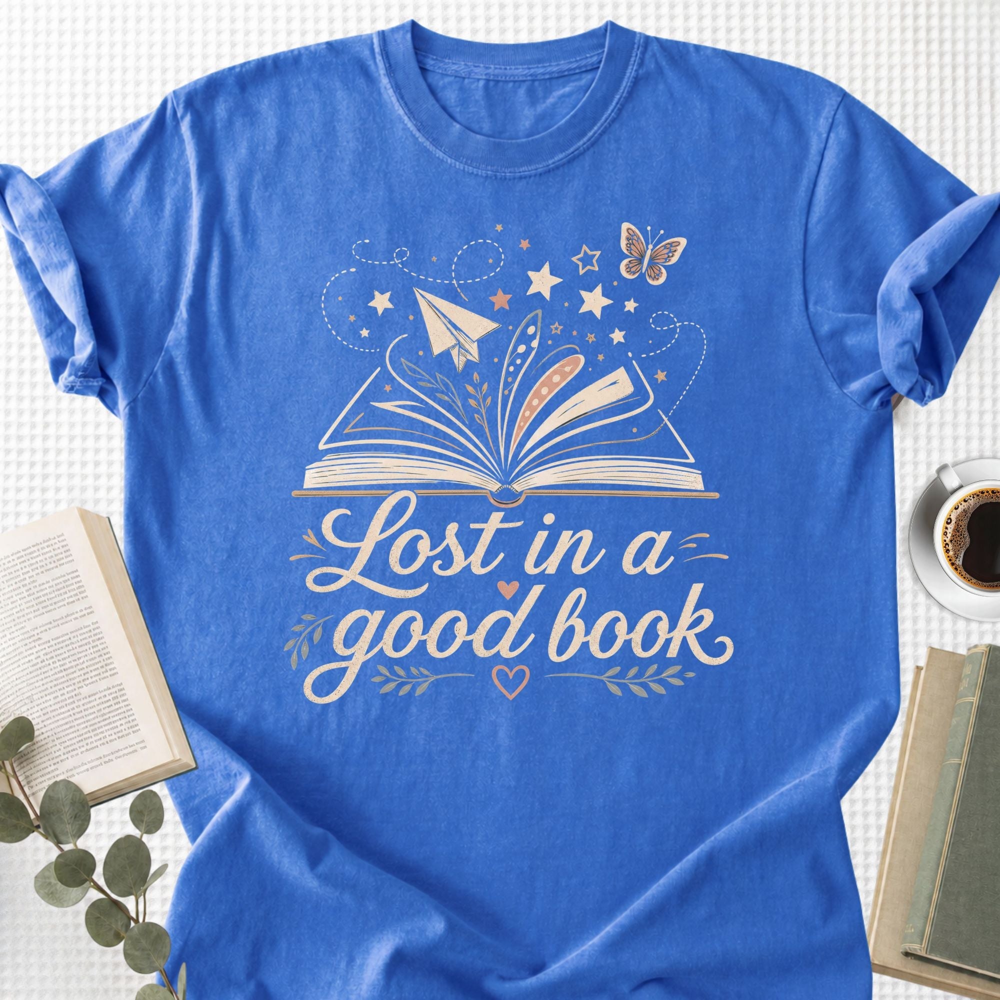 Lost In A Good Book Magical Unisex T-Shirt - Book Social Club