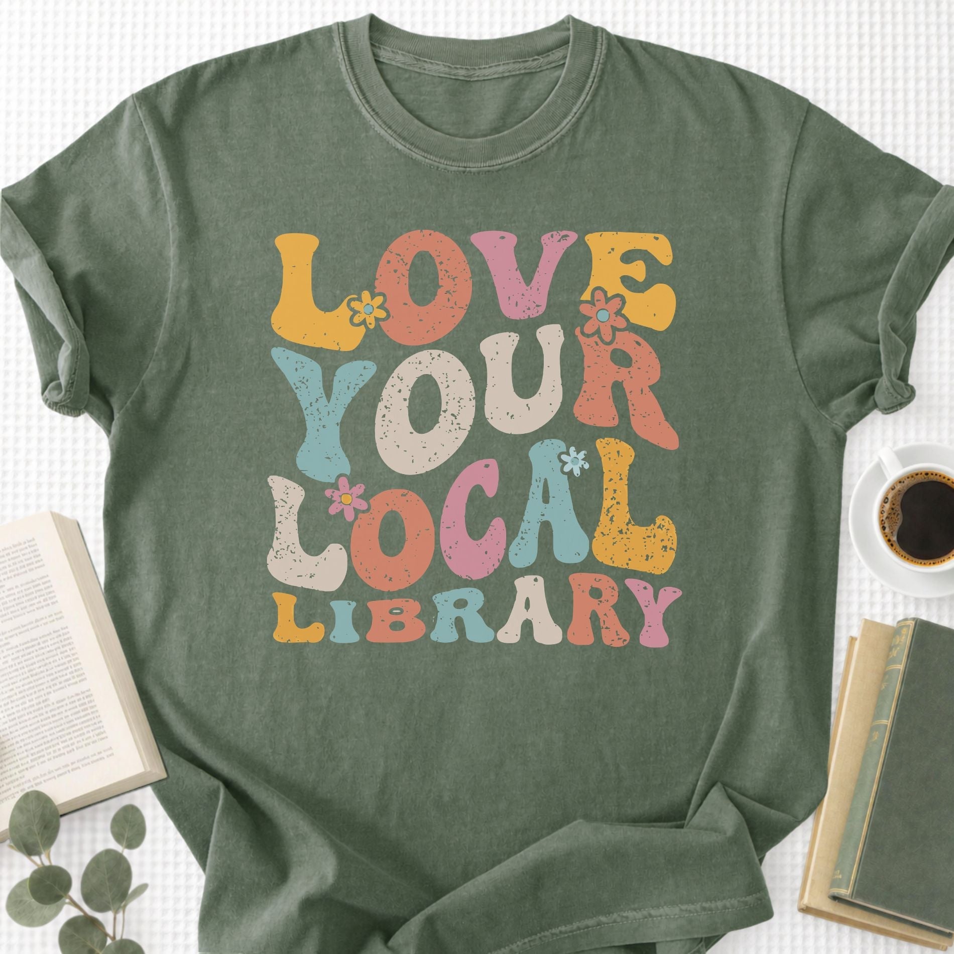 Love Your Local Library Unisex T-Shirt - Book Social Club