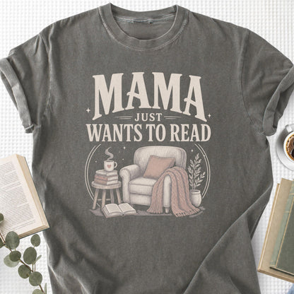 Mama Just Wants To Read Unisex T-Shirt, Book Lover Mom Gift - Book Social Club