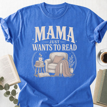 Mama Just Wants To Read Unisex T-Shirt, Book Lover Mom Gift - Book Social Club