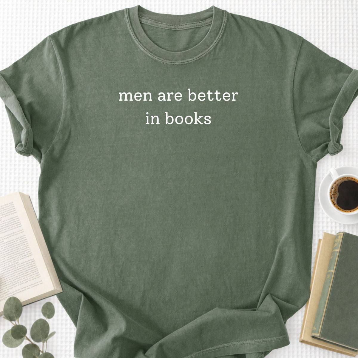 Men Are Better In Books Unisex T-Shirt - Book Social Club