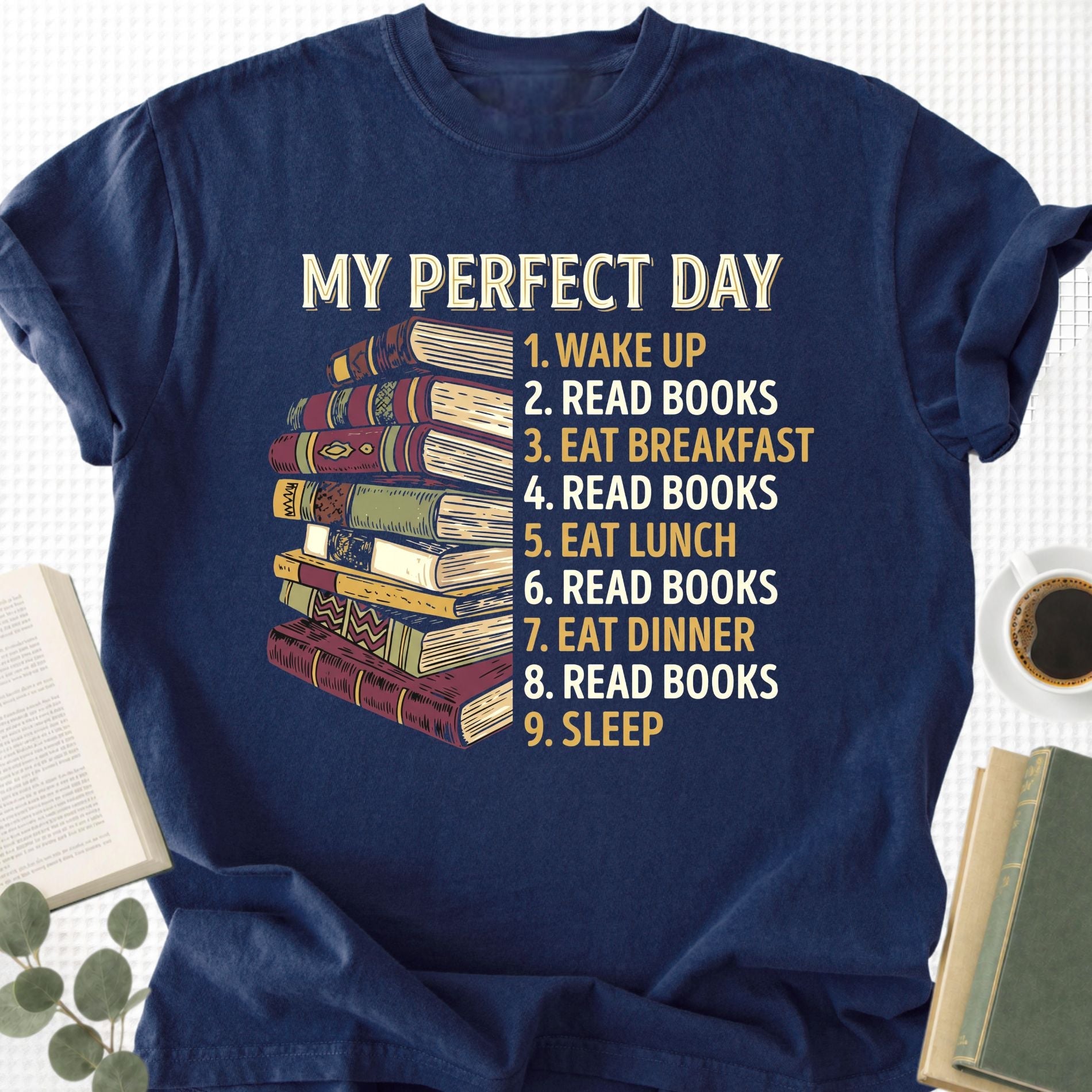 My Perfect Day Unisex T-Shirt - Book Social Club
