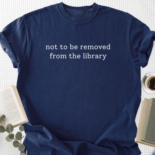Not To Be Removed From The Library Unisex T-Shirt - Book Social Club