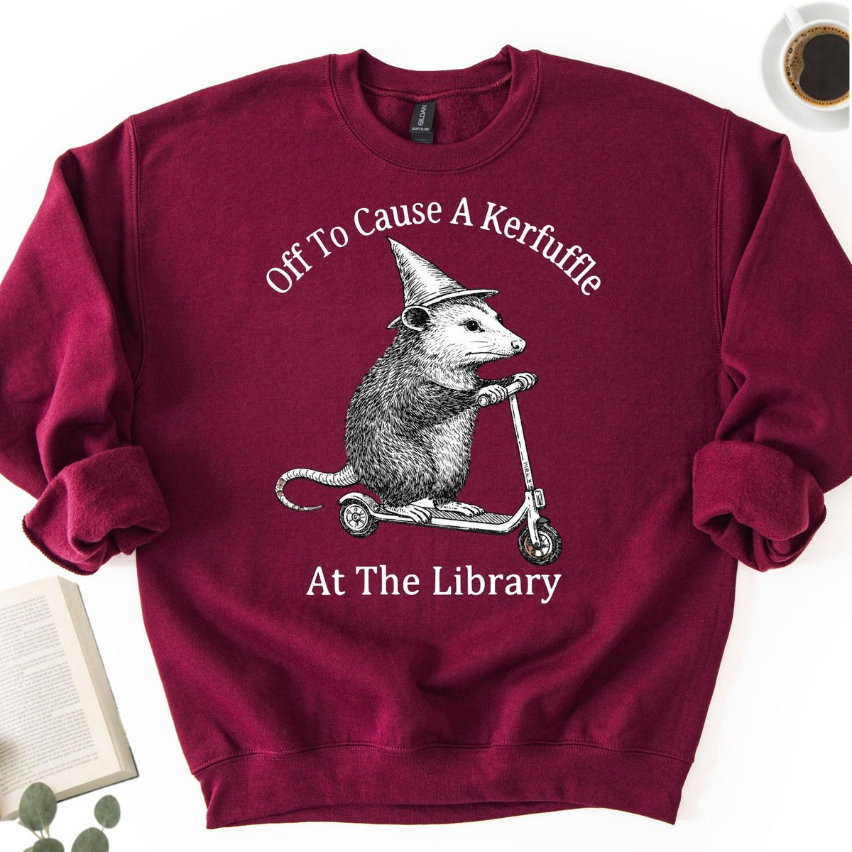 Off To Cause A Kerfuffle At The Library Unisex Sweatshirt - Book Social Club