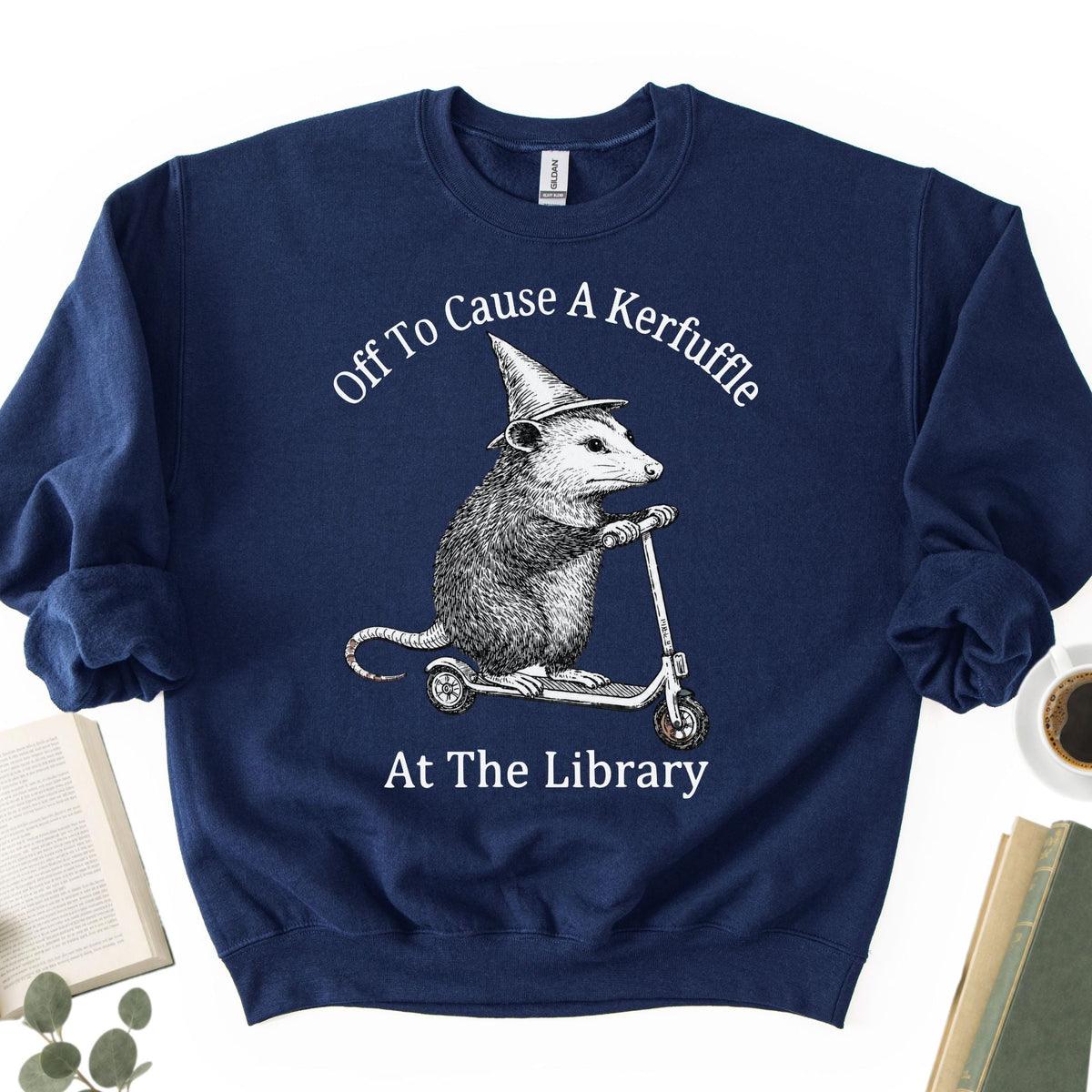 Off To Cause A Kerfuffle At The Library Unisex Sweatshirt - Book Social Club