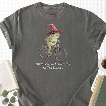Off To Cause A Kerfuffle At The Library Unisex T-Shirt - Book Social Club