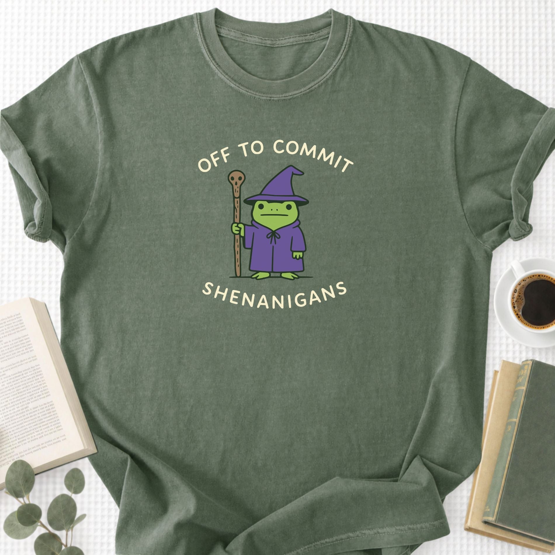 Off to Commit Shenanigans Unisex T-Shirt - Book Social Club