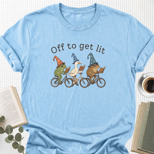 Off To Get Lit Unisex T-Shirt - Book Social Club