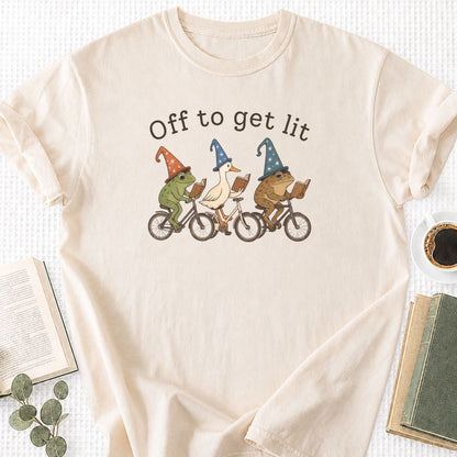 Off To Get Lit Unisex T-Shirt - Book Social Club