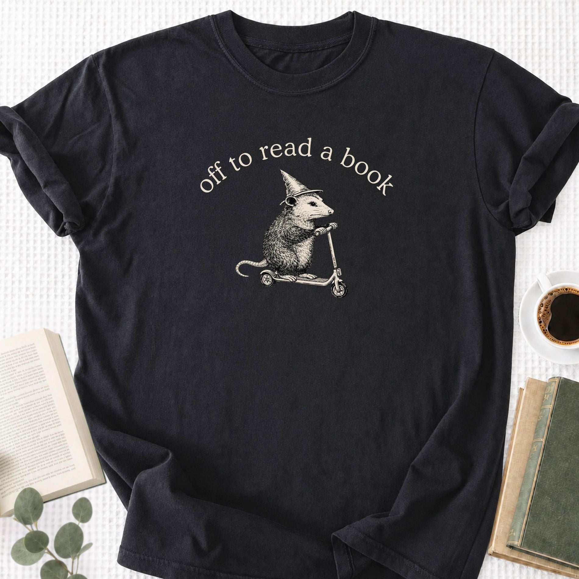 Off To Read A Book Unisex T-Shirt - Book Social Club