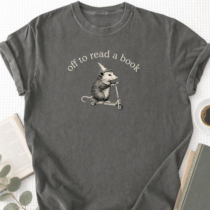 Off To Read A Book Unisex T-Shirt - Book Social Club