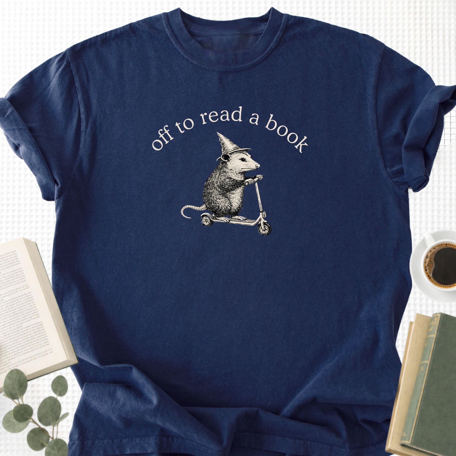 Off To Read A Book Unisex T-Shirt - Book Social Club