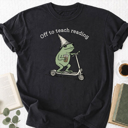 Off to teach Reading Unisex T-Shirt - Book Social Club