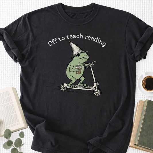 Off to teach Reading Unisex T-Shirt - Book Social Club