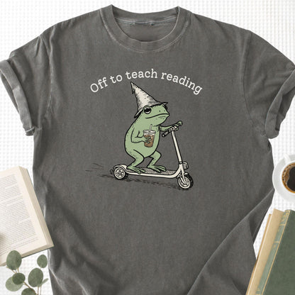 Off to teach Reading Unisex T-Shirt - Book Social Club